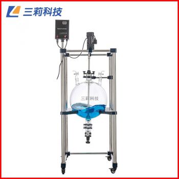 FY-50L球形釜体玻璃分液器 50升常温搅拌玻璃反应釜